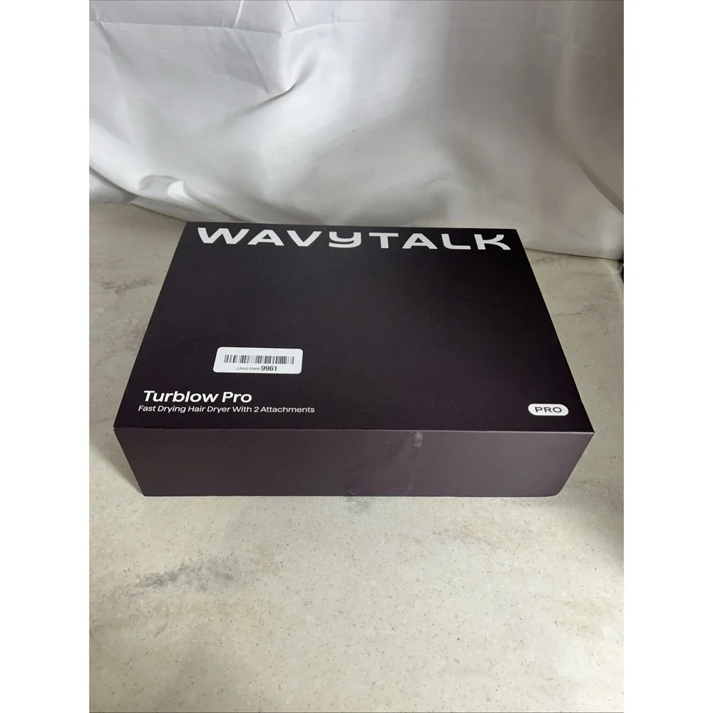 Wavytalk Turblow Pro Fast Drying Hair Dryer With 2 Attachments Pink